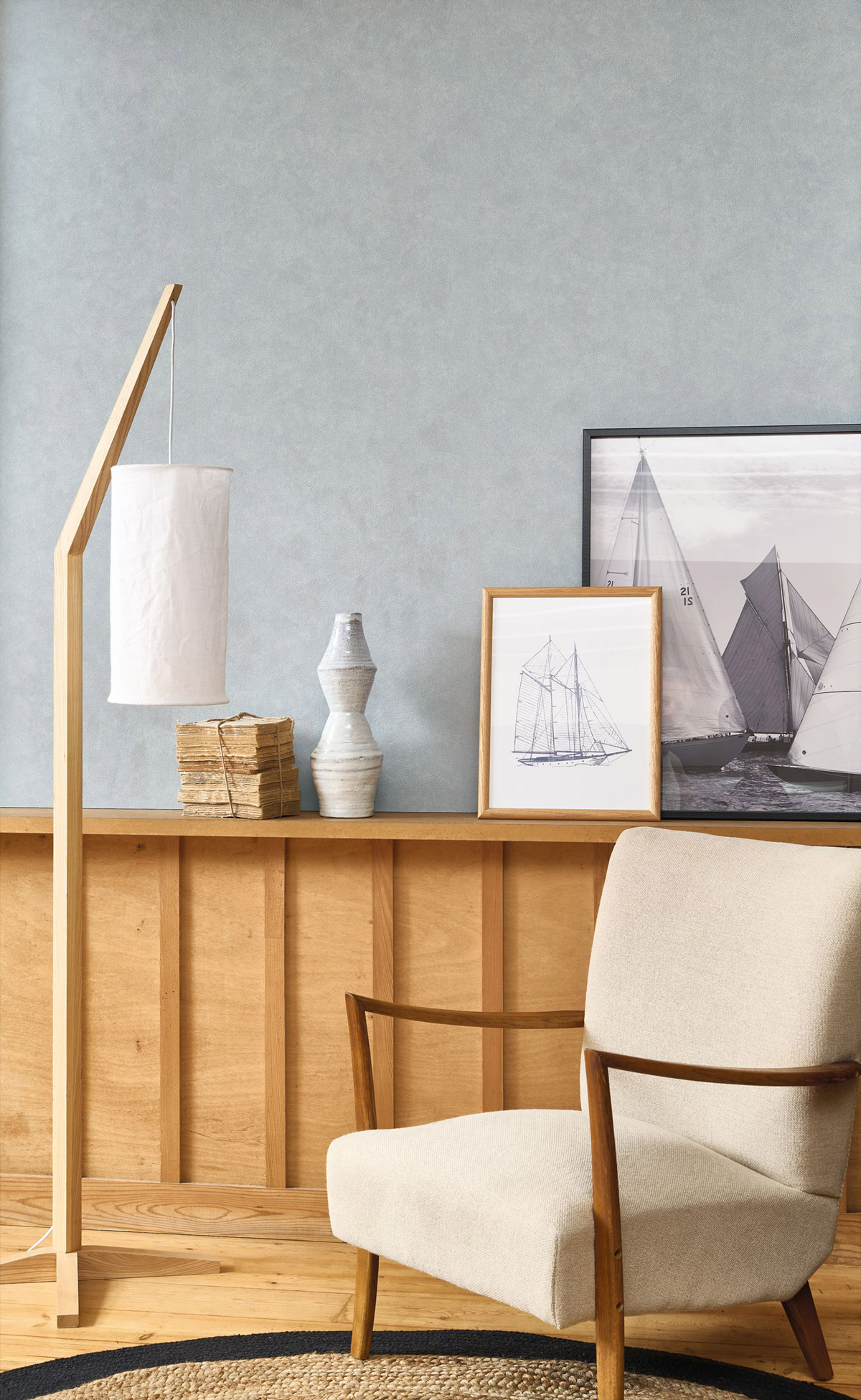 Affiche Voilier Plaisance 50x70 noir et blanc - Seaside de Casadéco | Réf. SEAS201589304