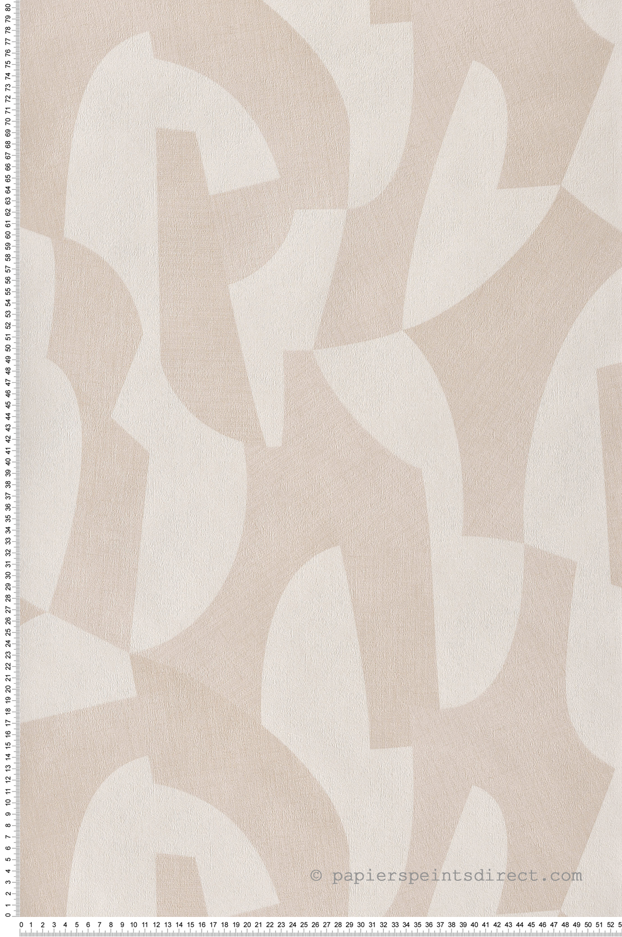 Papier peint Forme Découpe beige - Allure de Lutèce | Réf. LTC-AL26270