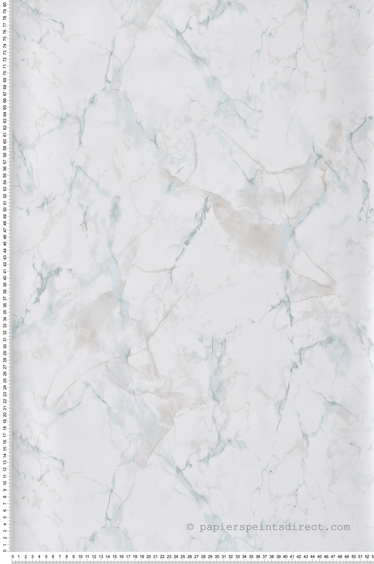 Papier peint Marbre Imitation Moderne bleu clair - Sauvage 2 de Lutèce | Réf. LTC-G67756