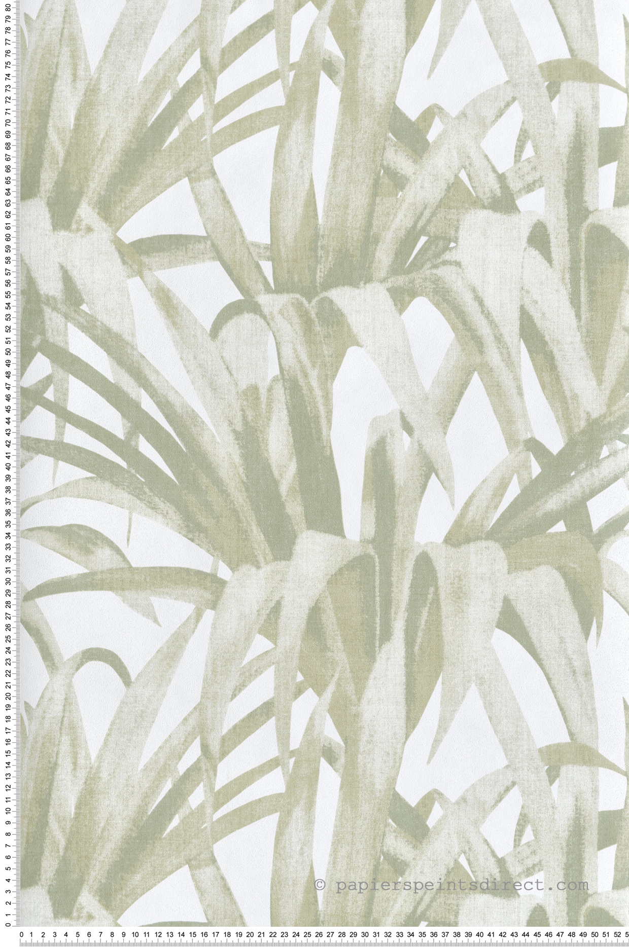 Papier peint Feuillage Palme Exotique vert - Maison Paradis de Lutèce | Réf. LTC-MP15525