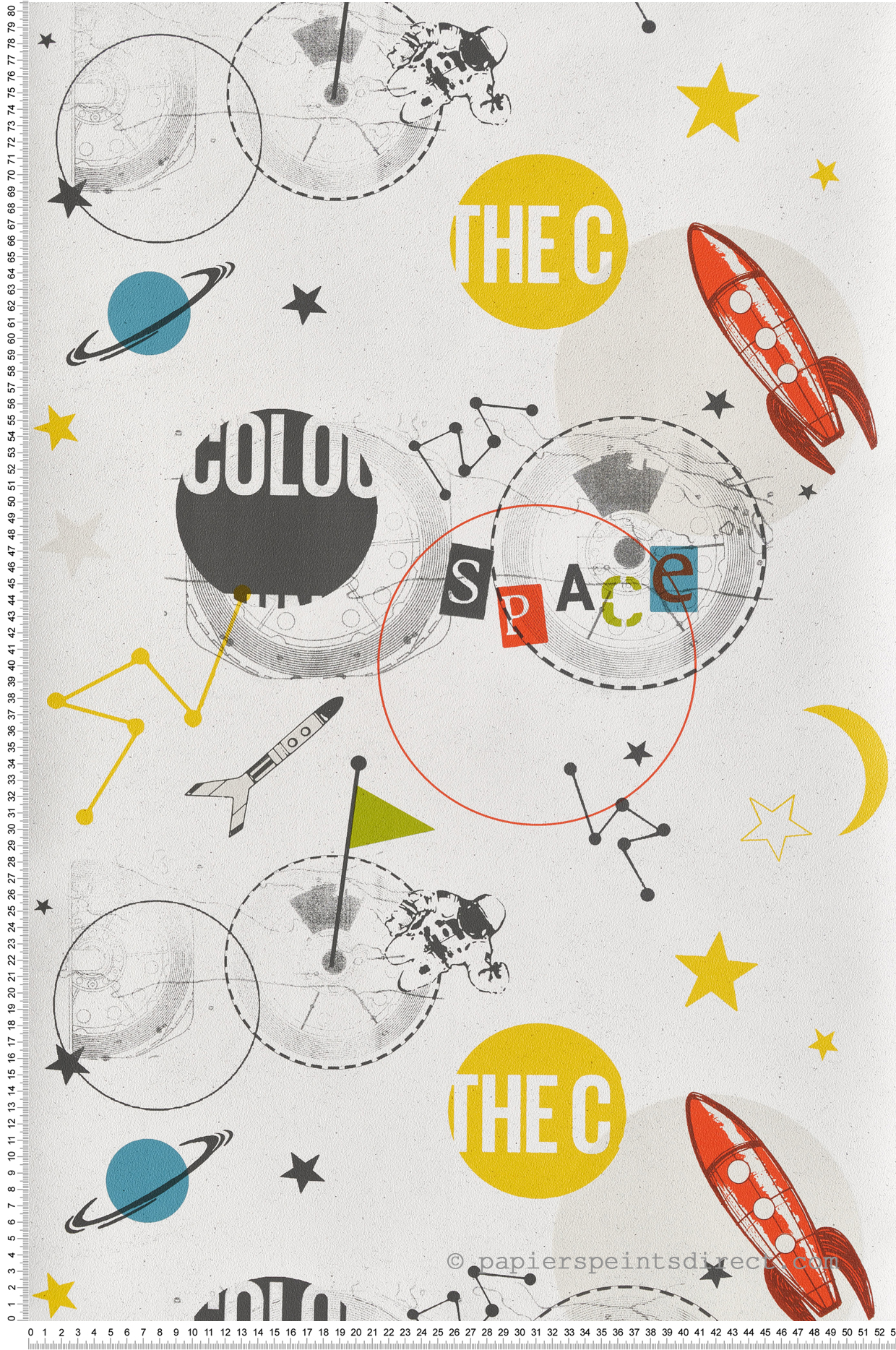 Papier peint Univers multicolore - Les Aventures de Lutèce | Réf. LTC-51164302