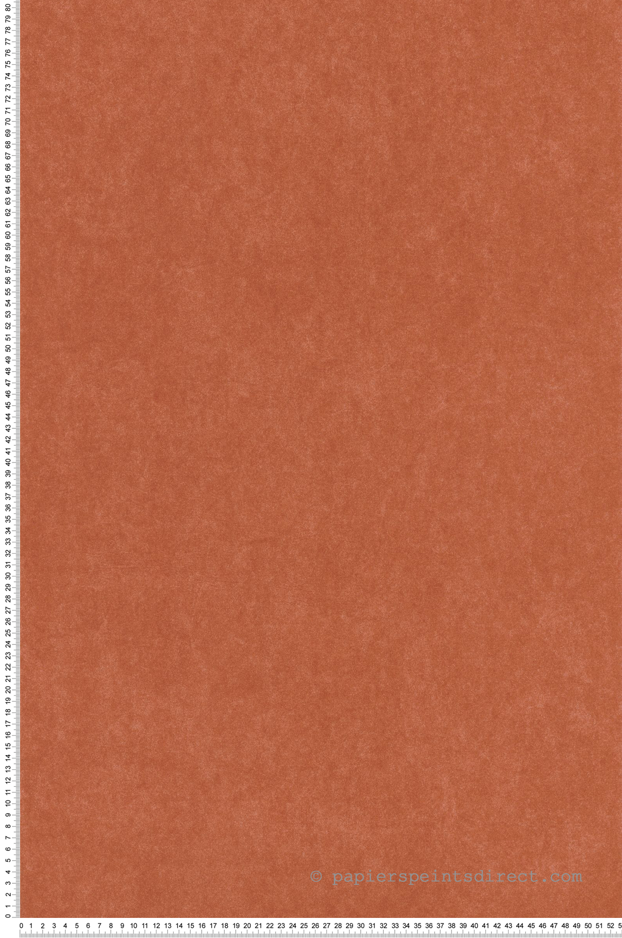 Papier peint Faux Uni Cotton Touch terracotta - Méditerranée de Casadéco | Réf. MEDI82383464