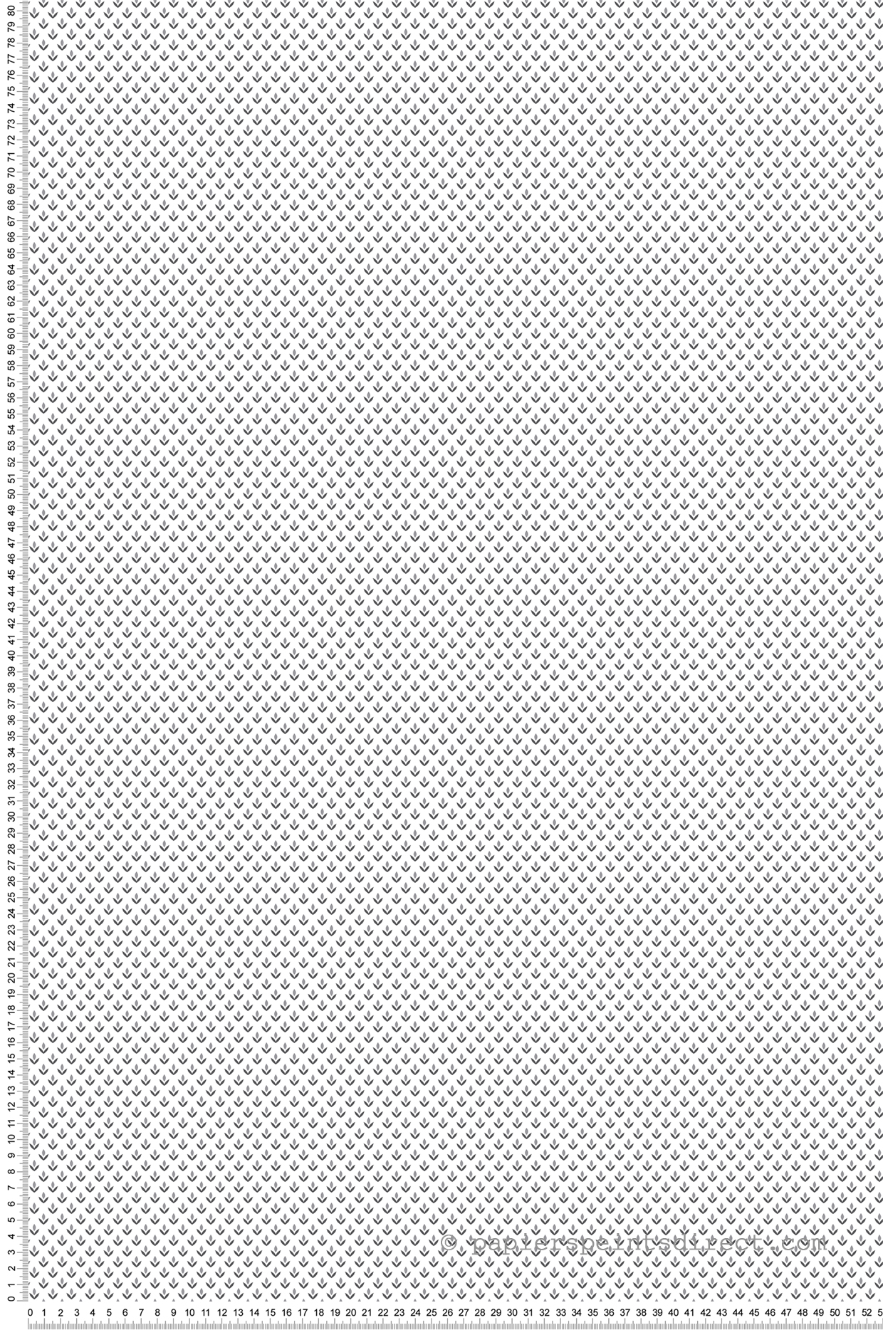 Papier peint Tulipe Géométrique gris - Mini Prints de Lutèce | Réf. LTC-G56701