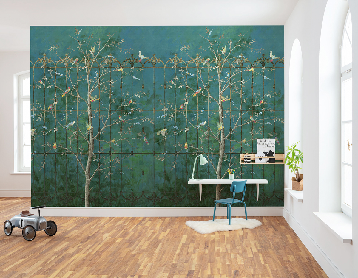 Papier peint panoramique Oiseaux Park Avenue - Papier peint Komar Into Wonderland