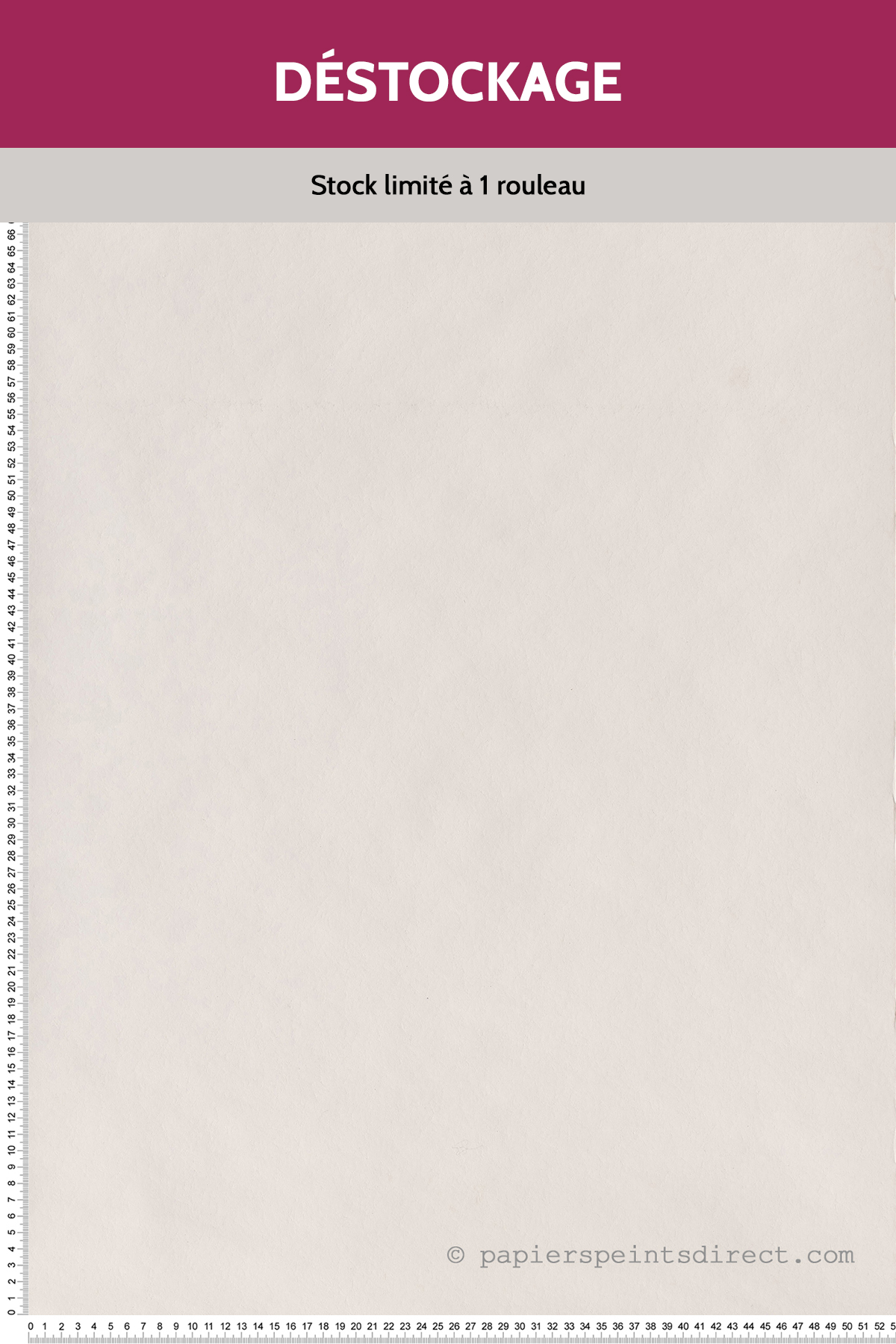 Papier peint Destockage - Uni Très Légère Trame Verticale Blanc - Nordik stripes