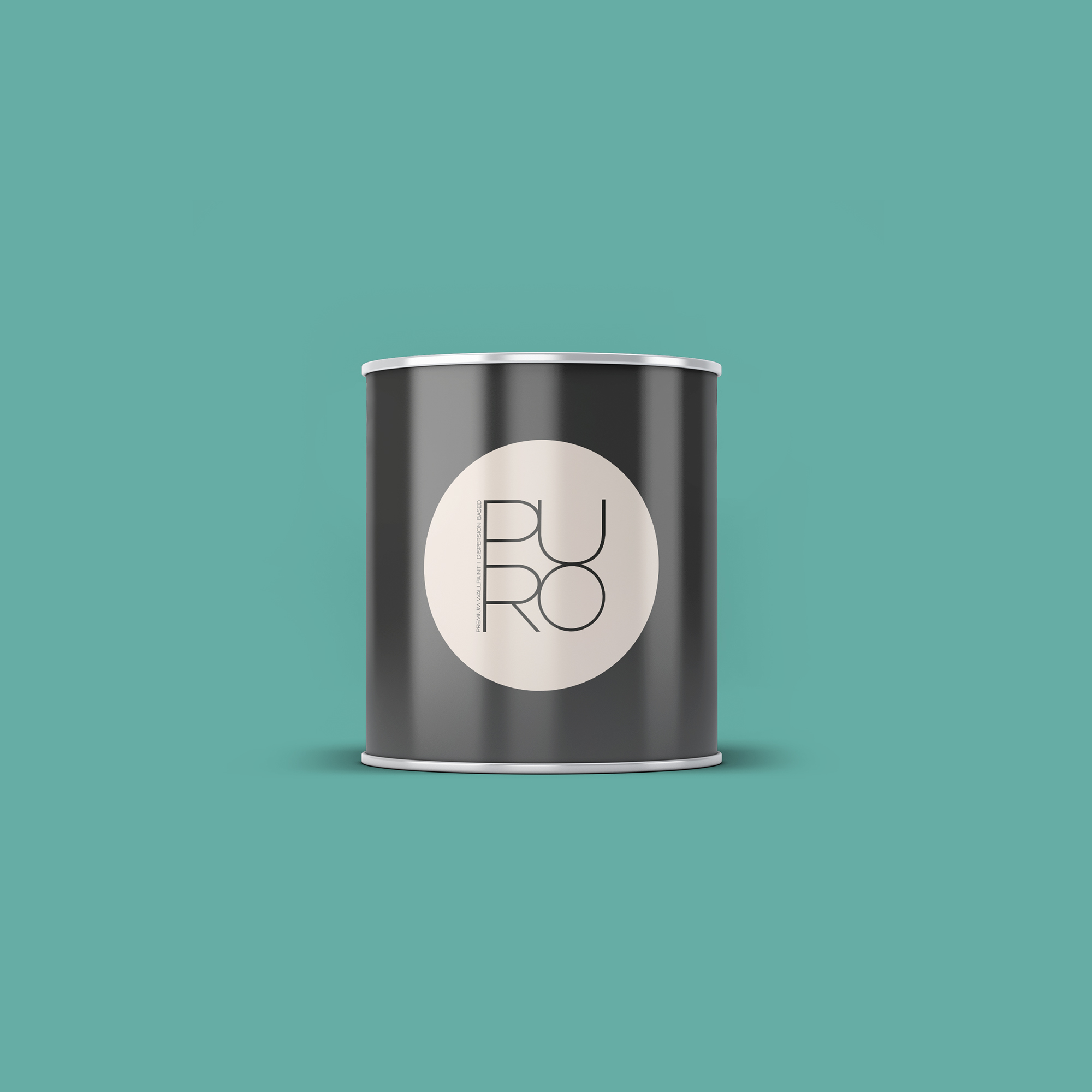 Image d'un pot de 1 litre de peinture Puro bleu emerald green - c4007