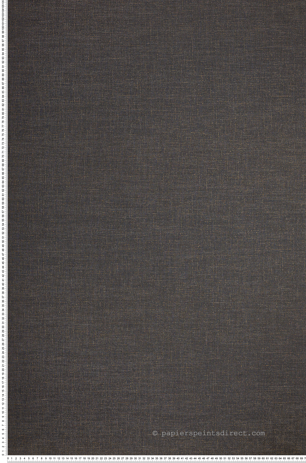 Papier peint Lin Ankaa bleu nuit doré - Le Lin 2 de Casamance | Réf. CAS-75239160