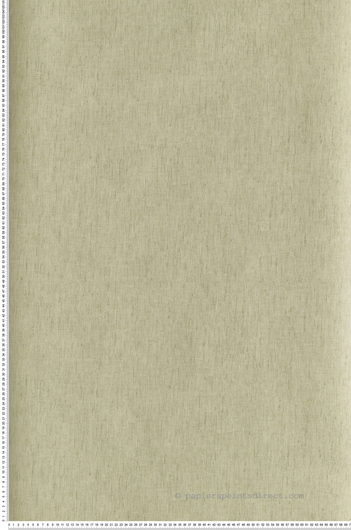 Papier peint Faux Uni Lin Telis vert clair métallisé - Rhapsody de Masureel | Réf. MAS-RHA506