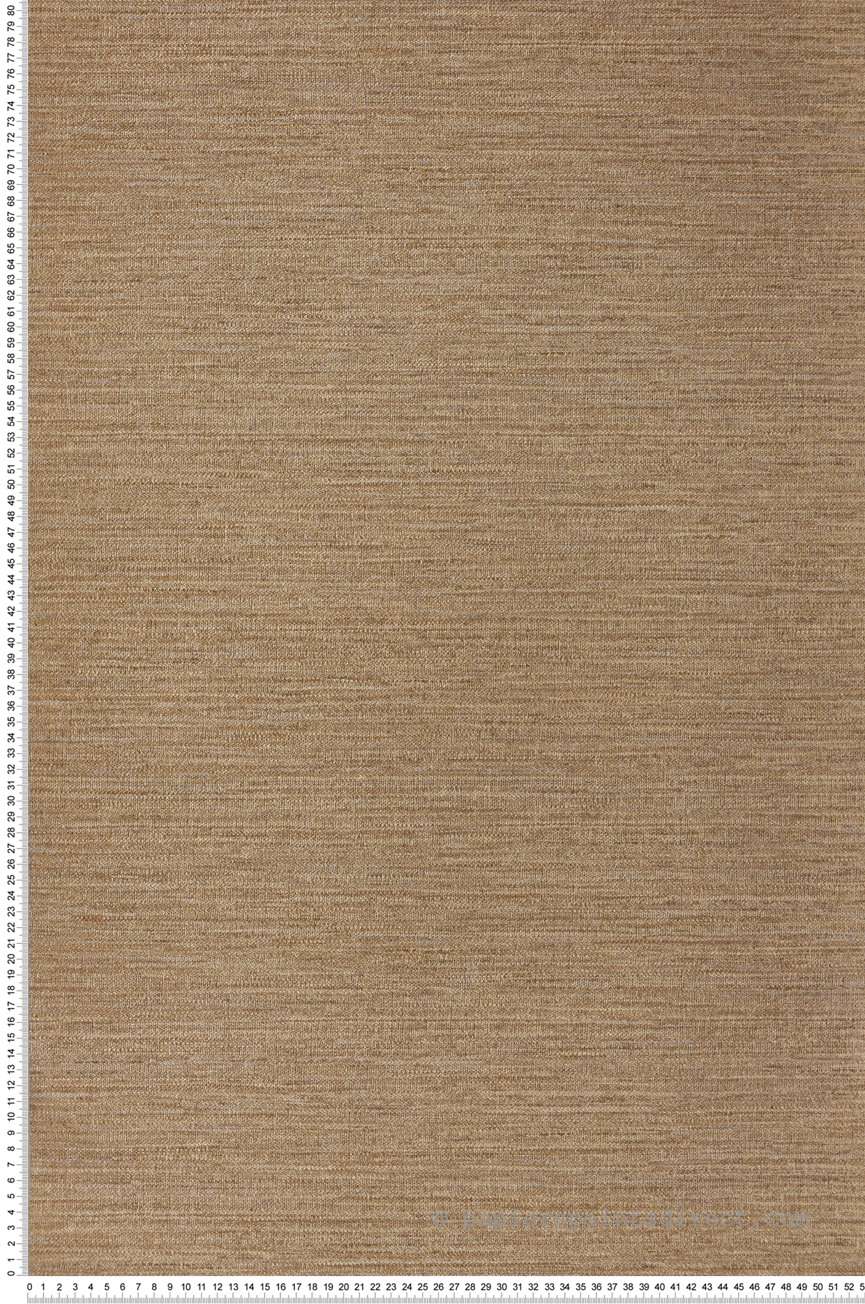 Papier peint Faux Uni Tissage Occitan brun osier - Terra Rossa de Casamance | Réf. CAS-76232140