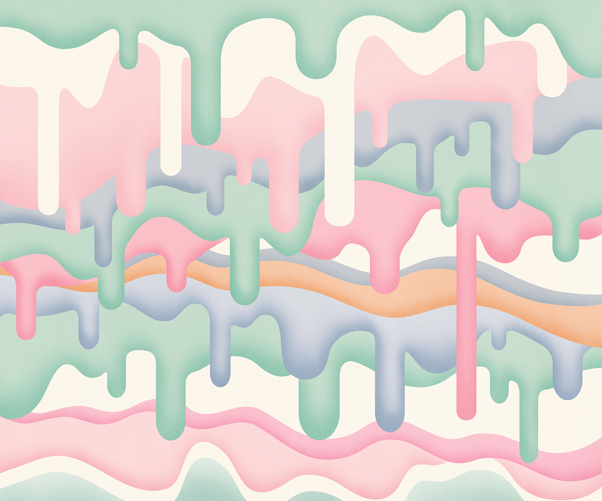 Papier peint panoramique Glace Melt - Papier peint Komar Flair