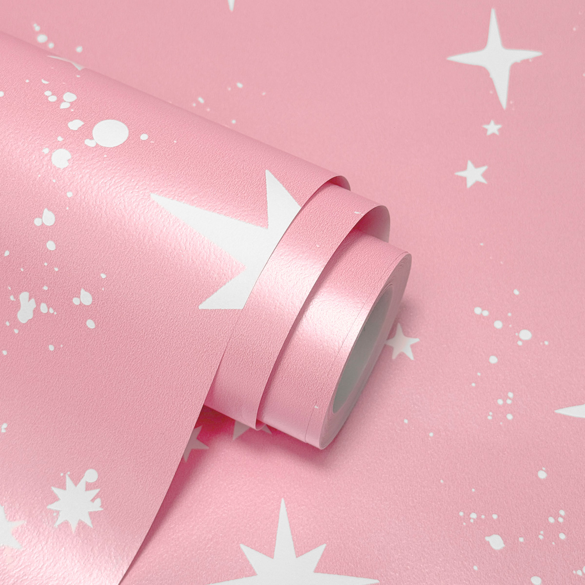 Papier peint Étoile Magie Métallisé rose - Imagine de Lutèce | Réf. LTC-DL27566