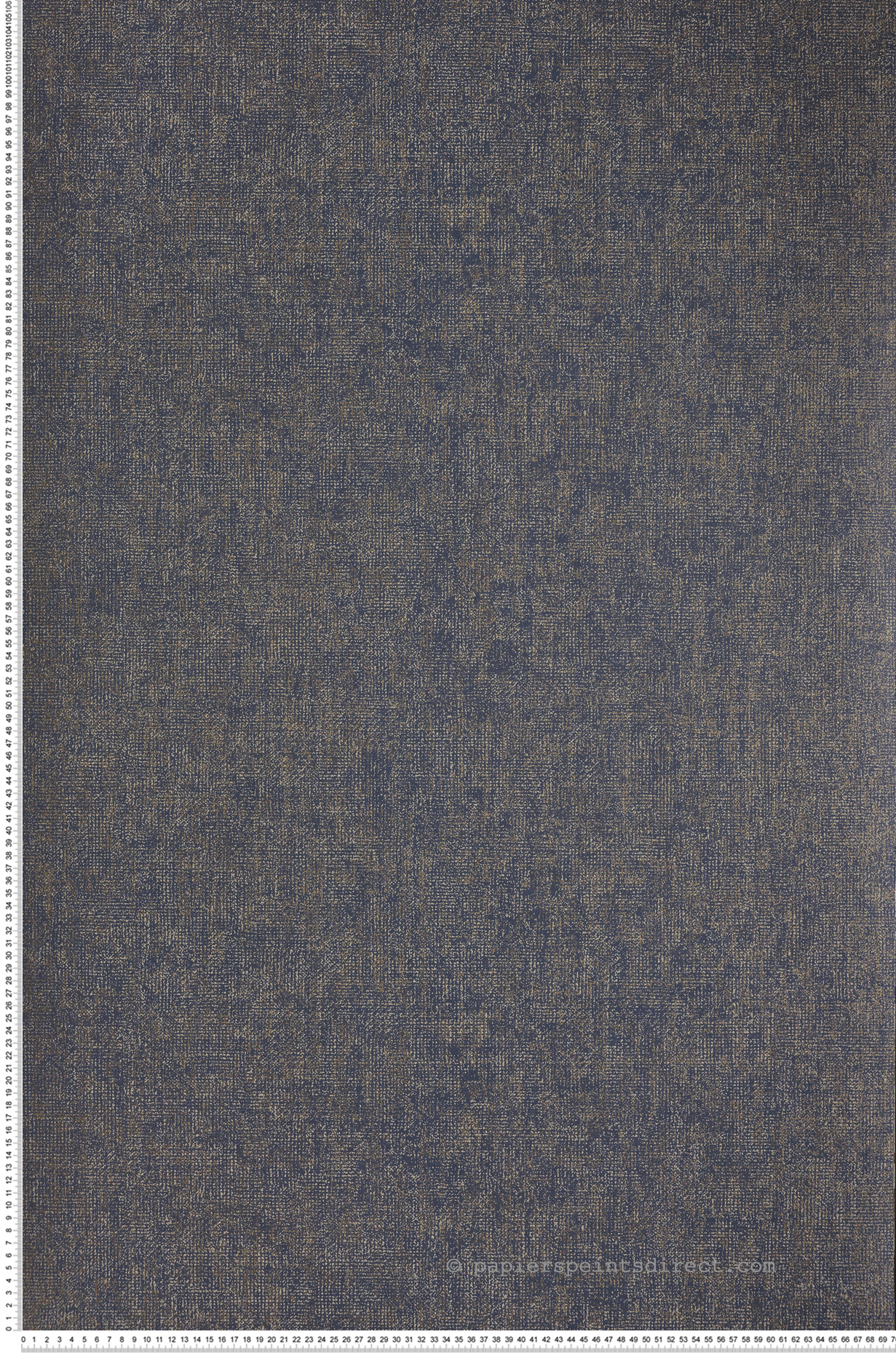 Papier peint Faux Uni Tacheté Tenere bleu marine et doré - Mirage de Casamance | Réf. CAS-75283976