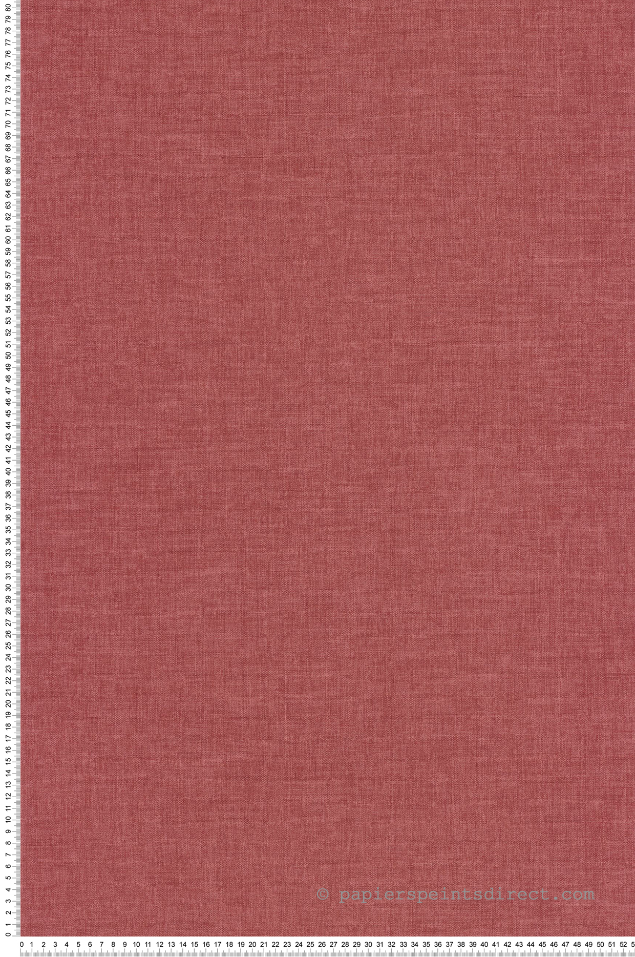 Papier peint Uni Toile rouge brique - Line Up de Casélio | Réf. LNP68525760