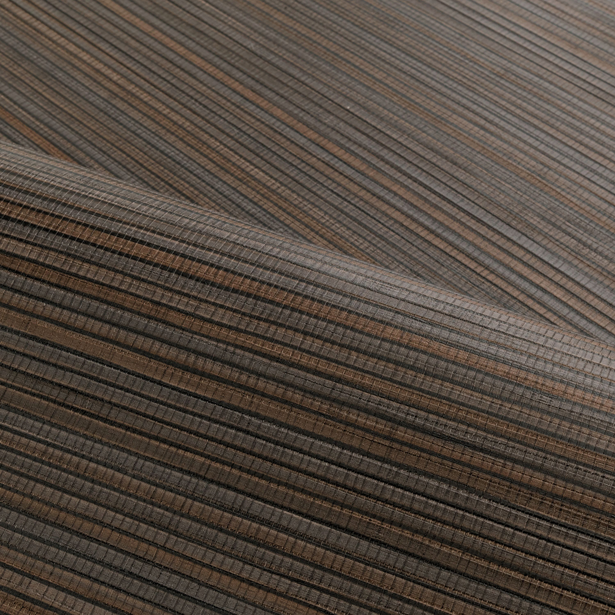 Papier peint Tissage Pandan ébène - Végétal de Casamance | Réf. CAS-75360712