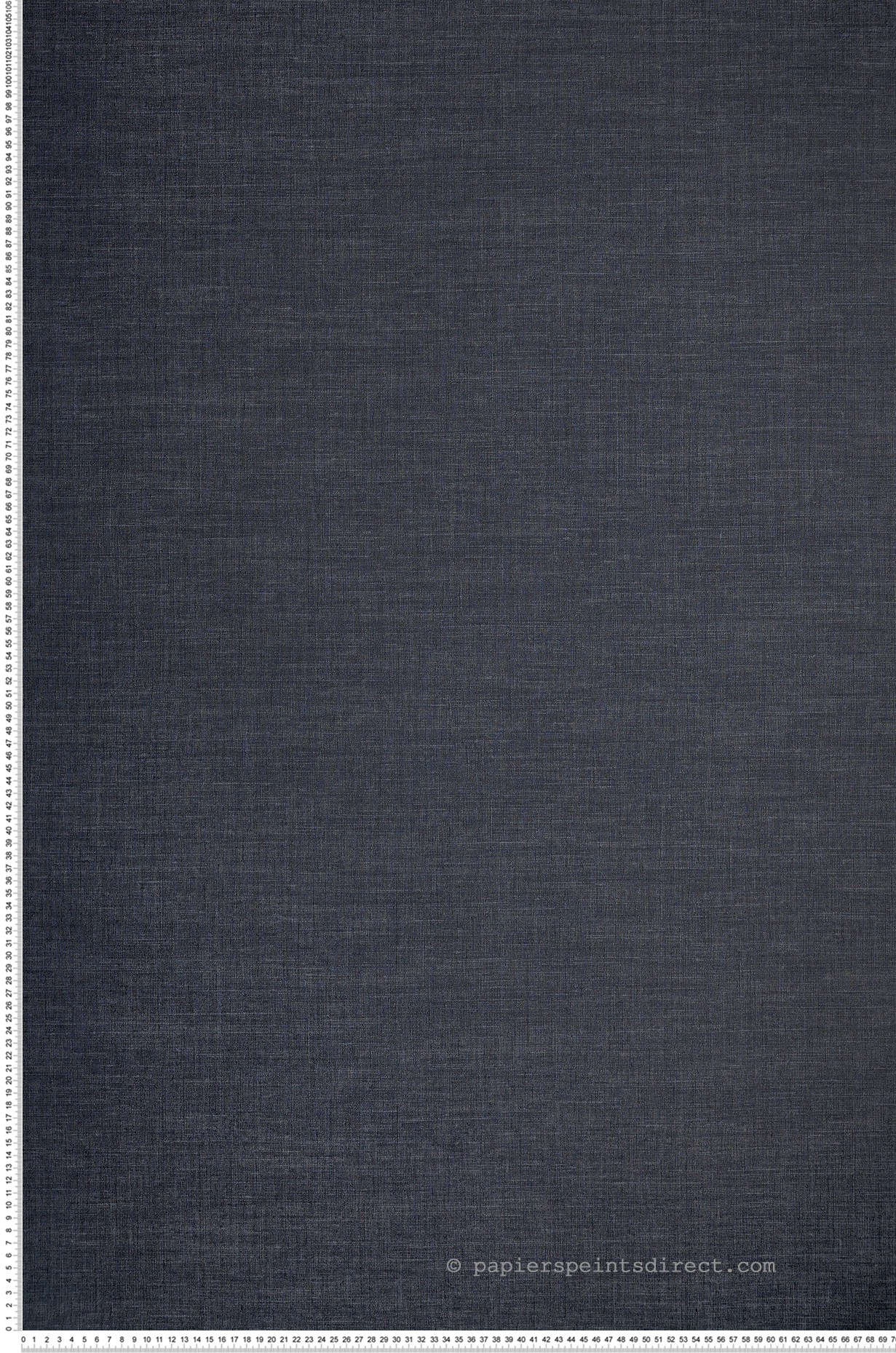 Papier peint Lin Shinok bleu nuit - Le Lin 2 de Casamance | Réf. CAS-73817018