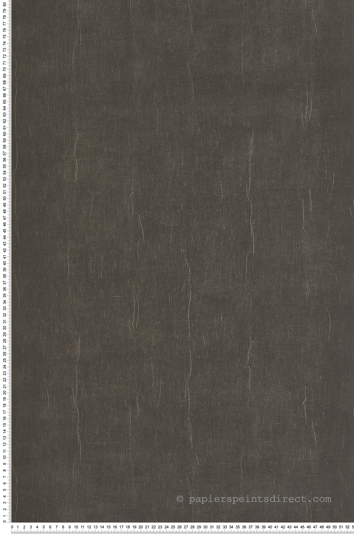 Papier peint Uni Etamine noir réglisse doré - Etamine de Casadéco | Réf. ETAM200259999