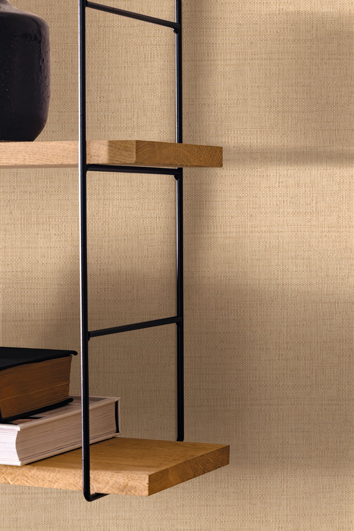 Papier peint Raphia Tissé beige - Matières de Casélio | Réf. MMT105971380