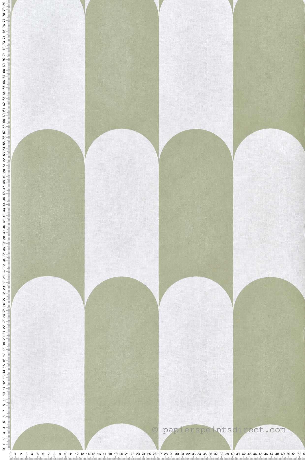 Papier peint Arcade Damier vert - Maison Paradis de Lutèce | Réf. LTC-MP15555