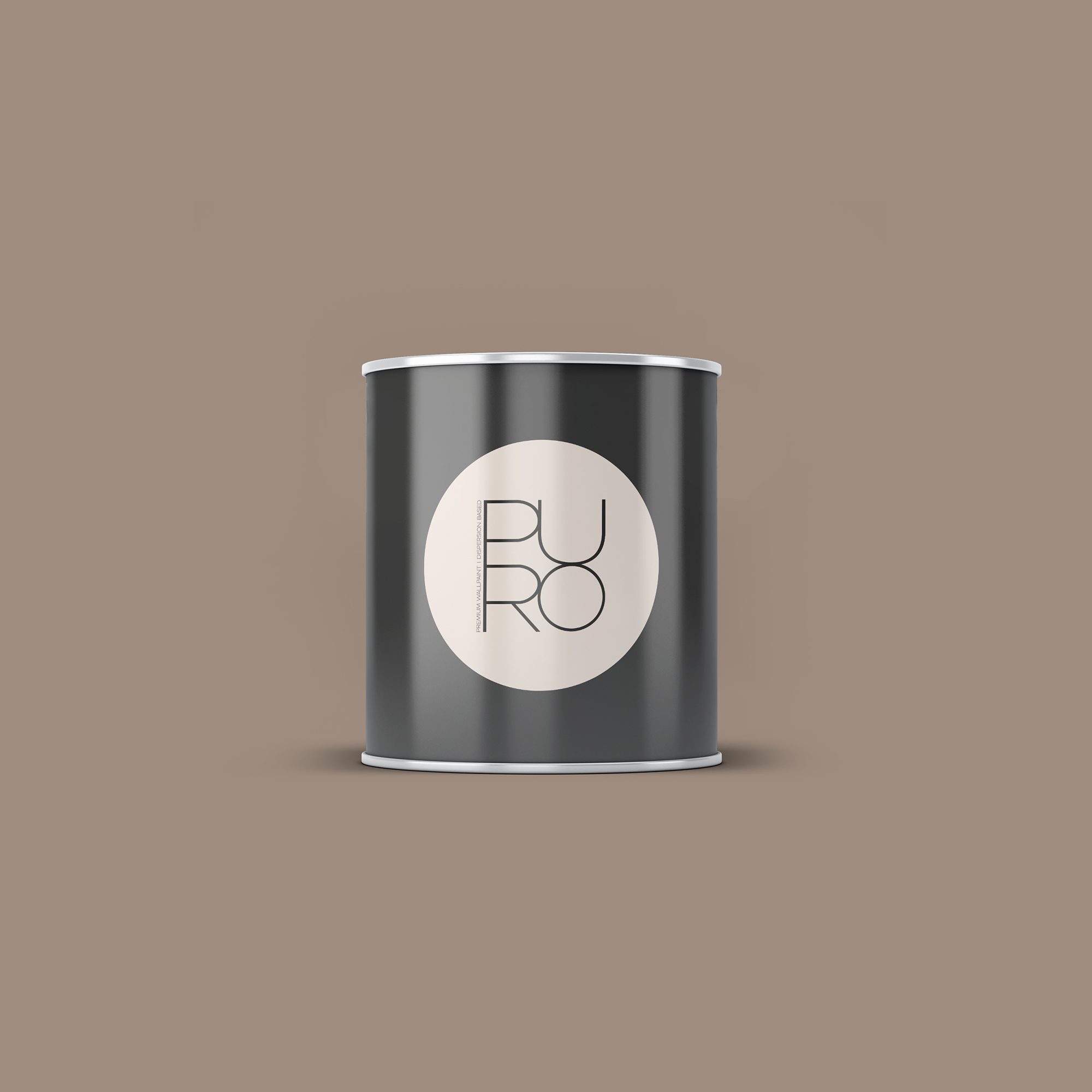 Image d'un pot de 1 litre de peinture Puro marron calm taupe - c7002
