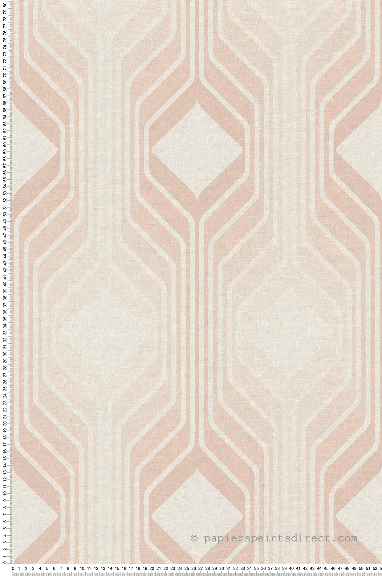 Papier peint Géométrique Années 70 beige - Retro Chic d'A.S. Création | Réf. AS-395324