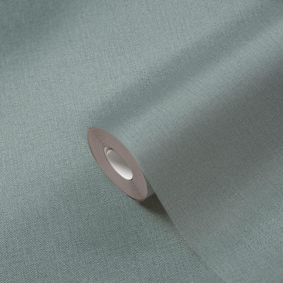 Papier peint Uni Toile bleu vert profond - Pure Elegance d'A.S. Création AMBD | Réf. AS-363796