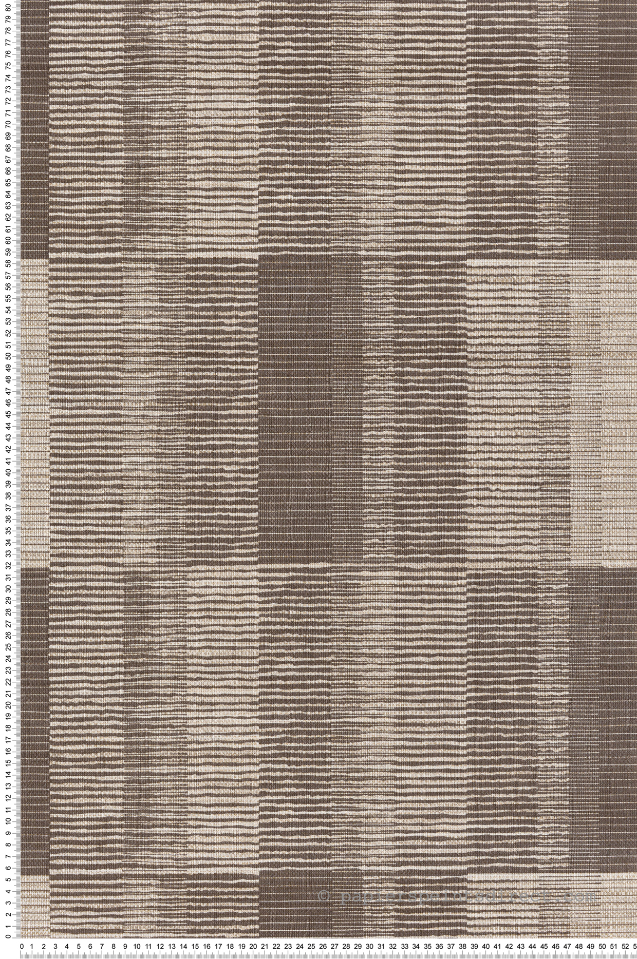 Papier peint Rayure Tissage brun beige - Atacama de Montecolino | Réf. MC-IM28030