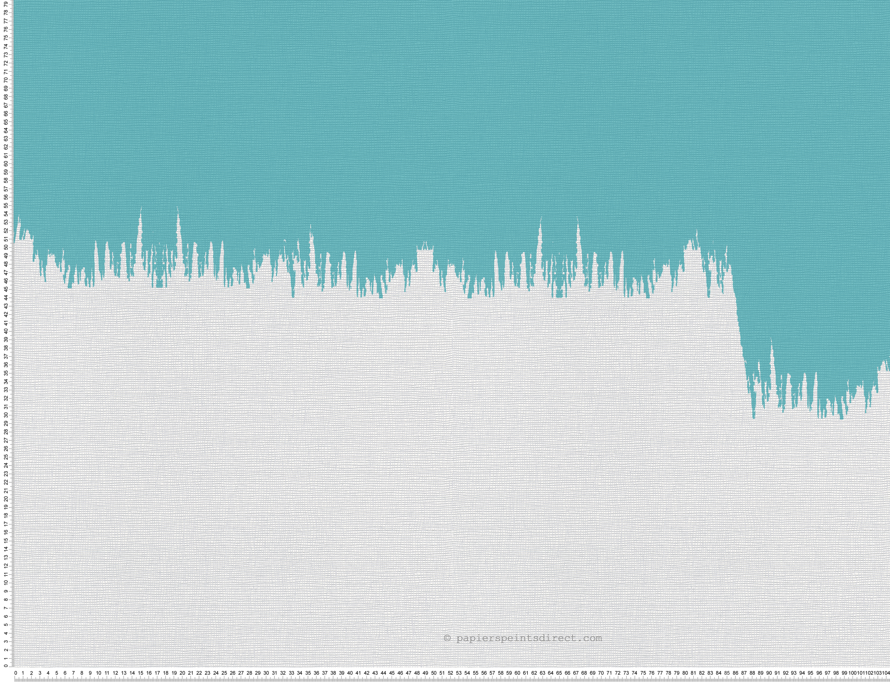 Multitude de petites pierres carrées - Papier peint à peindre GO de Montécolino
