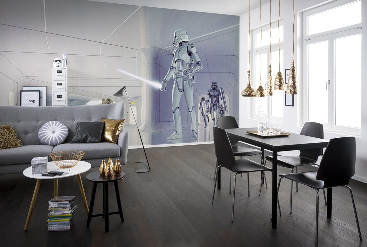 Papier peint Star Wars Classic RMQ Stormtrooper Hallway - Papier peint Panoramique Komar
