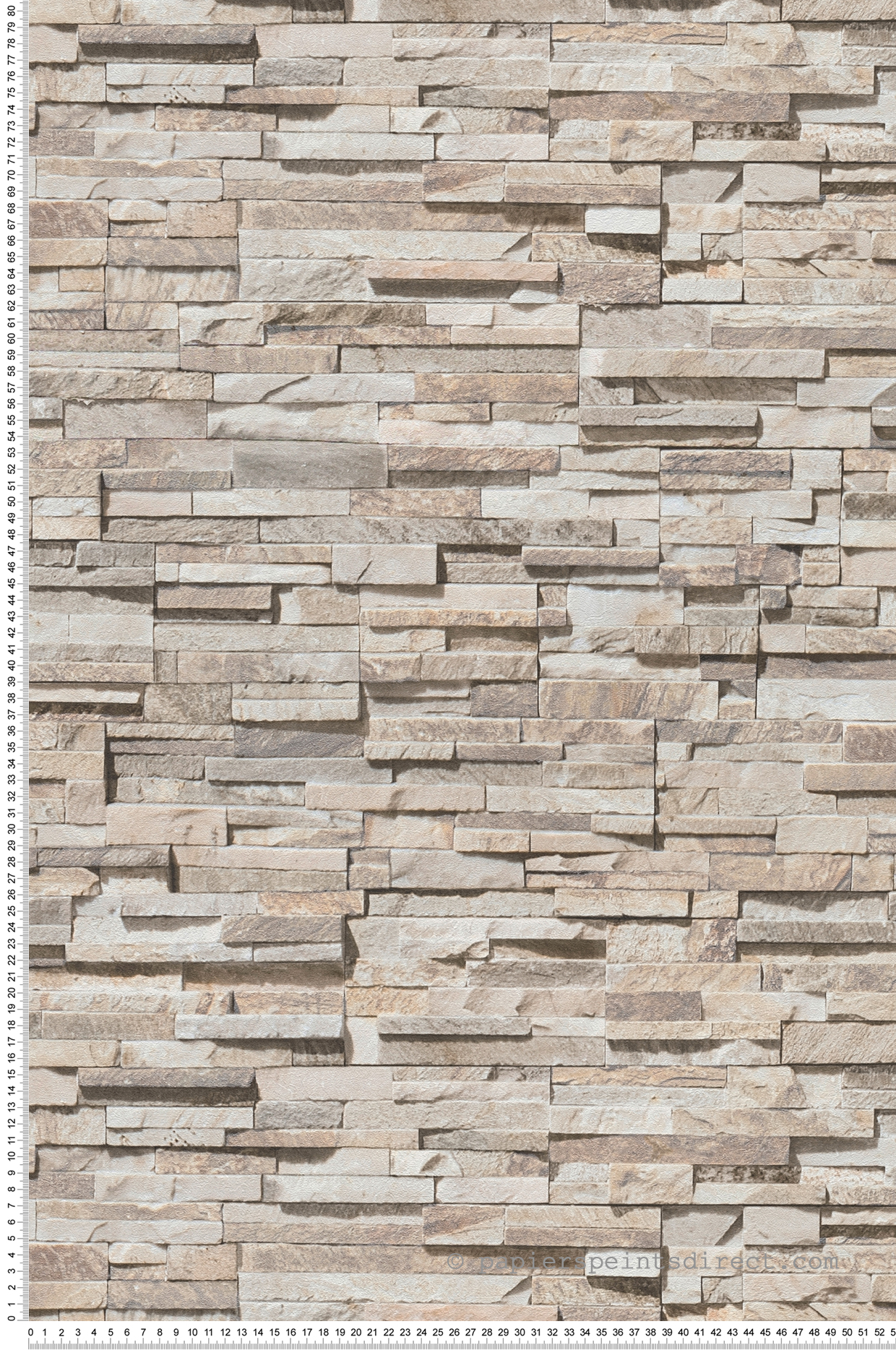 Papier peint Pierre Parement grège cuivré - Metropolitan Stories 3 d'A.S. Création | Réf. AS-388161