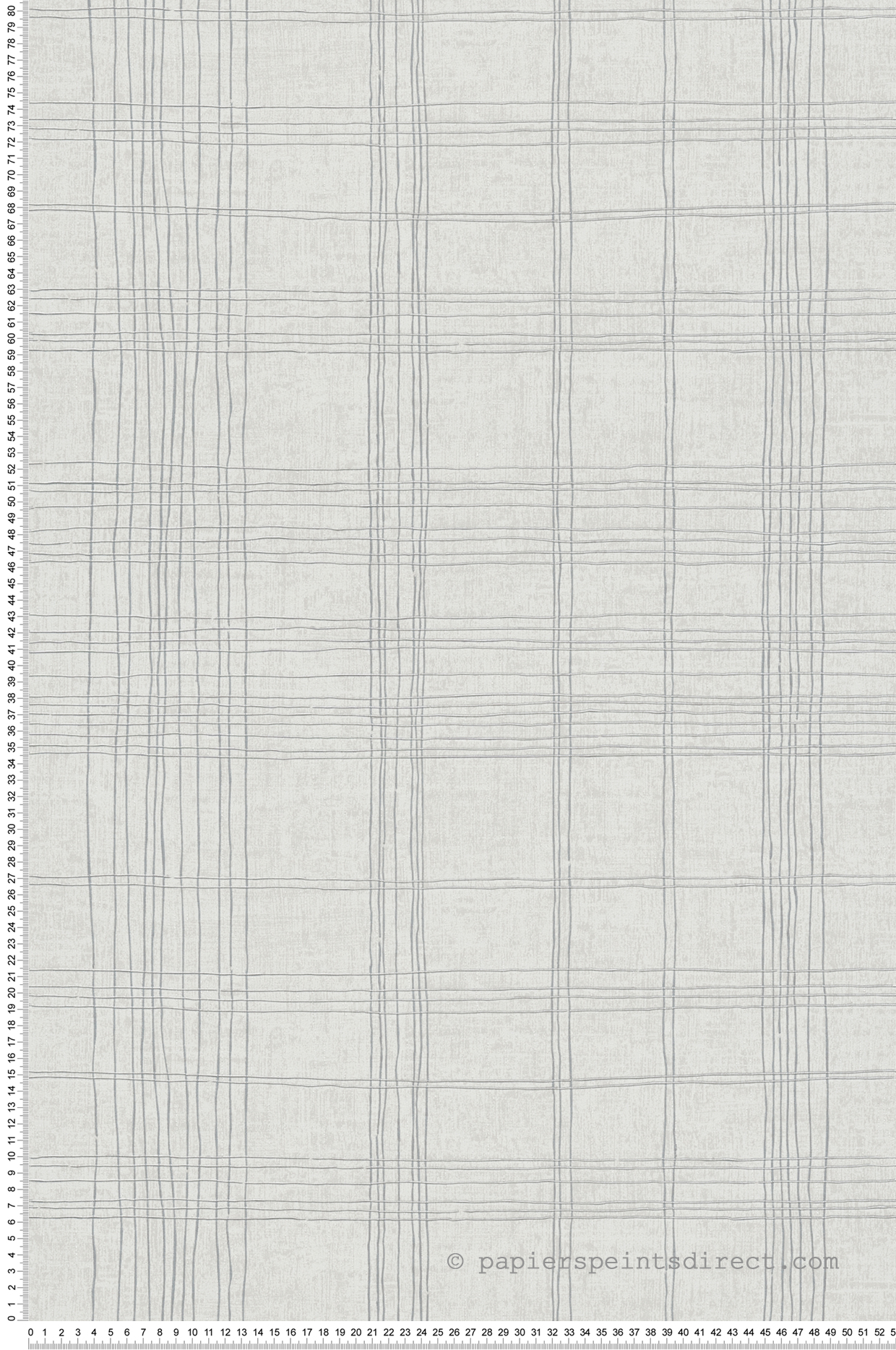 Papier peint Tartan Ecossais Design blanc-gris - Metropolitan Stories 2 d'AS Création | Réf. SP15567