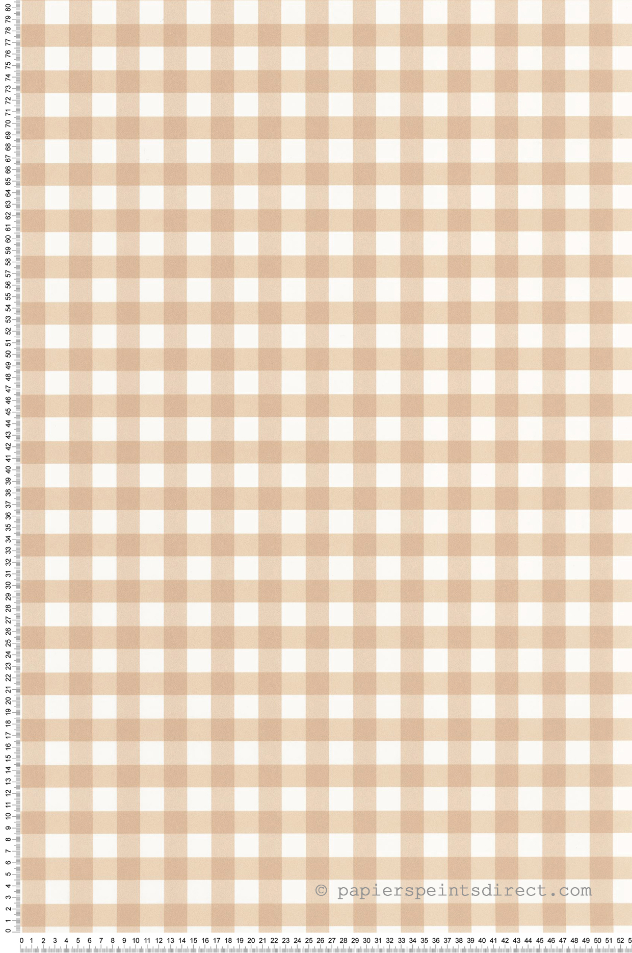 Papier peint Vichy Buvard beige - Once Upon A Time 2 de Casadéco | Réf. OUTD89261222