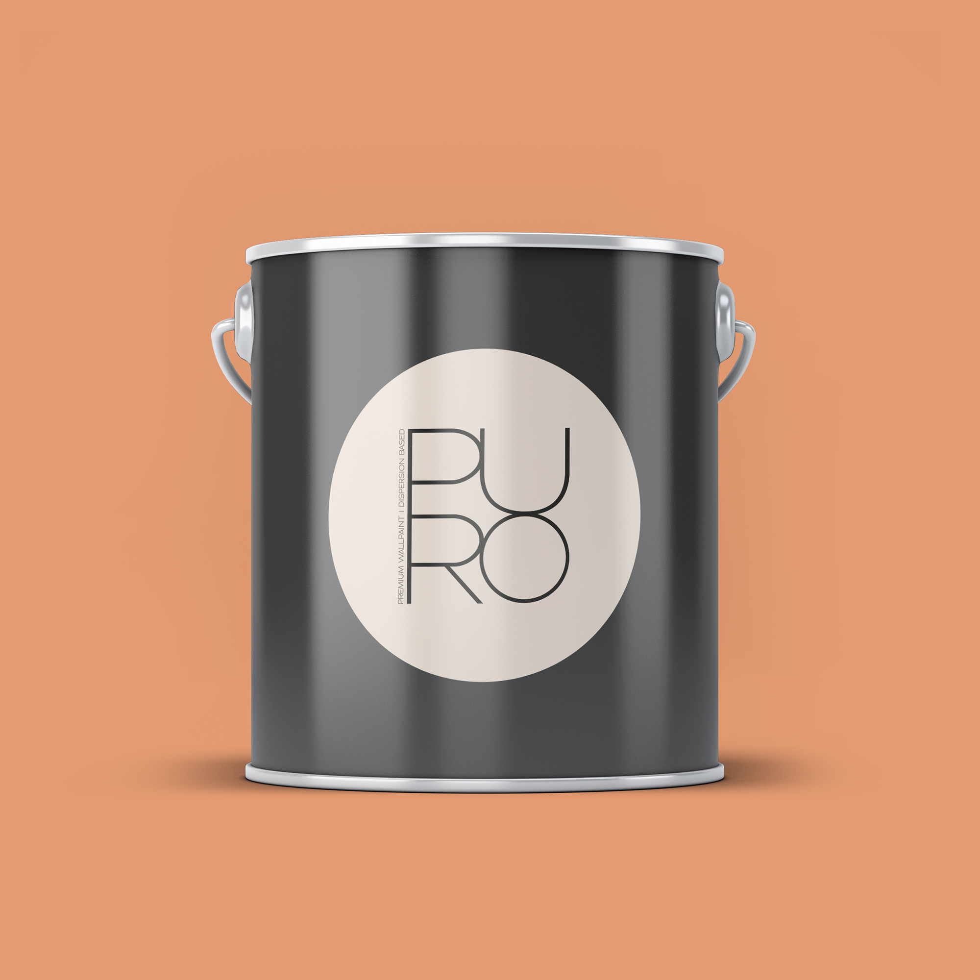 Image d'un pot de 2,5 litres de peinture Puro orange dusty orange - c9002