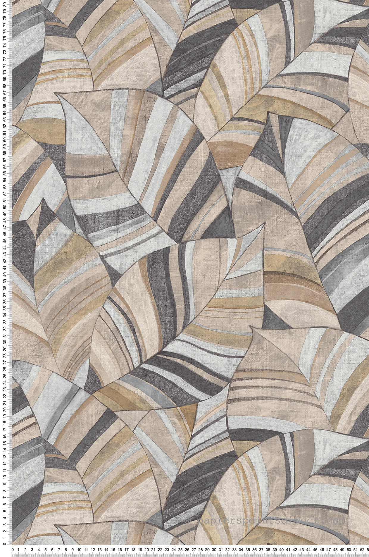 Papier peint Feuillage Nature bleu clair - Vancouver de Montecolino | Réf. MC-SY27562