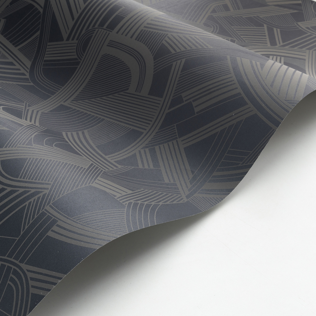 Papier peint Graphique Music Hall noir marron - Twenties de Casadéco AMBV | Réf. TWNT88699515