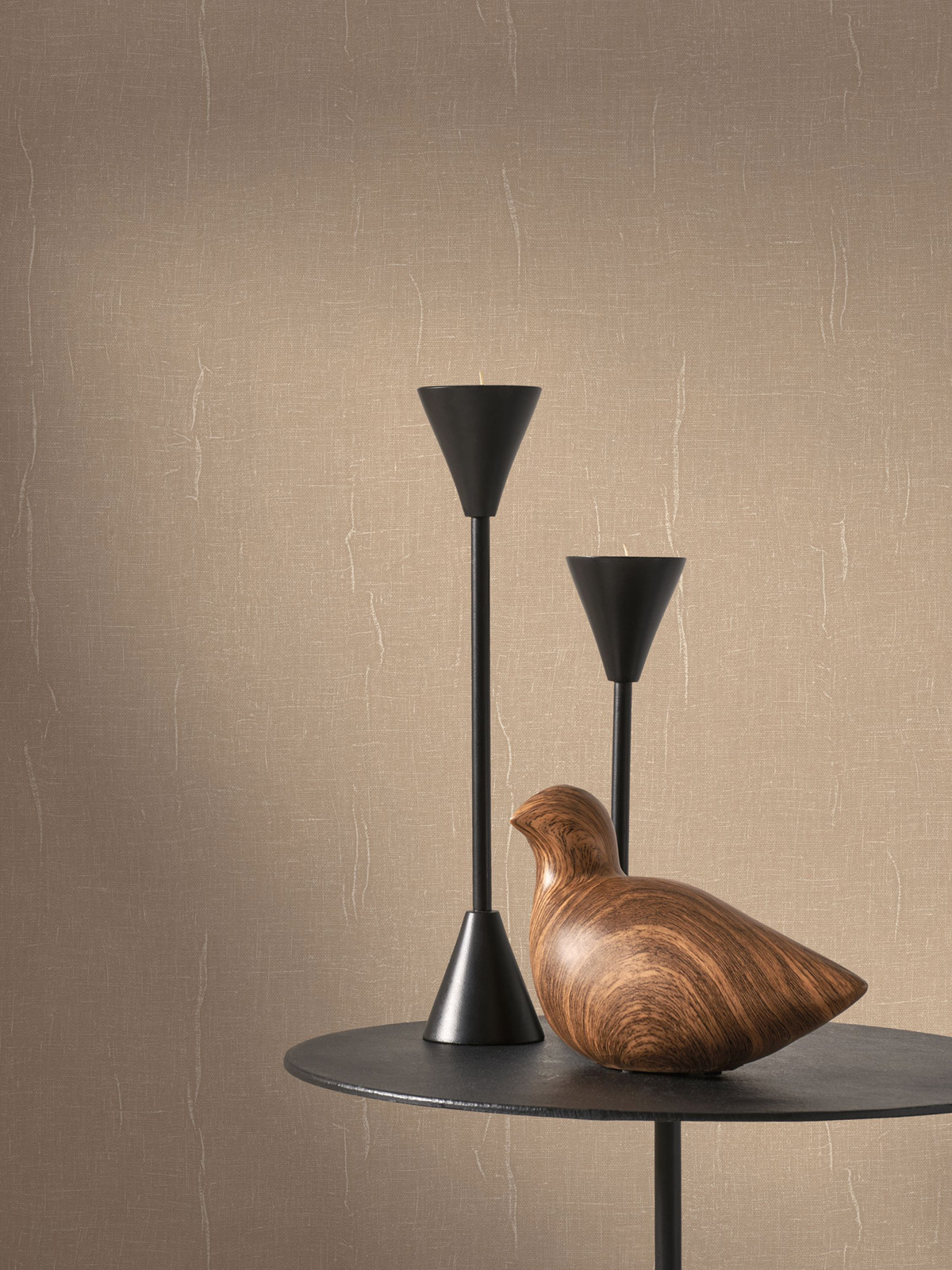 Papier peint Uni Etamine beige cappuccino - Etamine de Casadéco | Réf. ETAM200251818