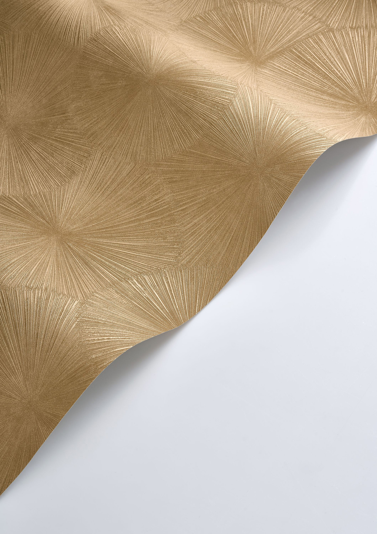 Papier peint Graphique Helios vanille doré - Solaris de Casadéco ROLL | Réf. SOLA201872832