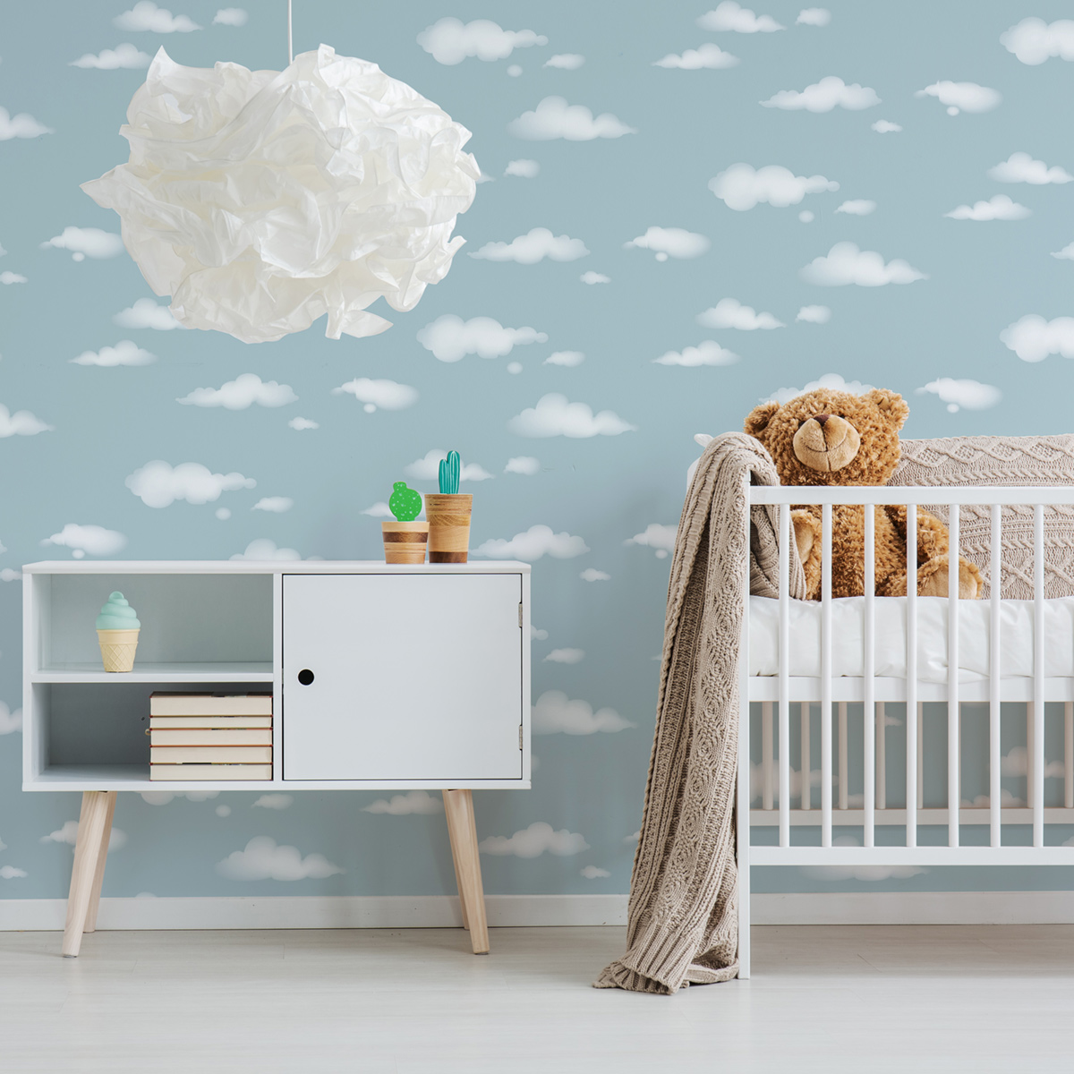 Papier peint Nuage Ciel bleu - Imagine de Lutèce | Réf. LTC-DL27568