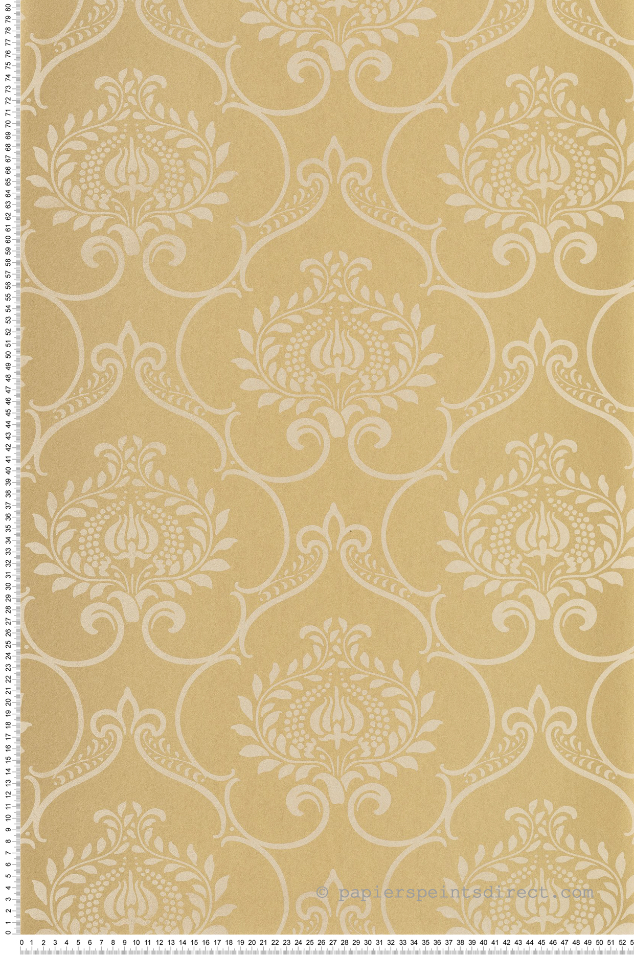 Papier peint Ornements Floraux Panache doré - Elixir de Casadéco | Réf. EXIR202012493