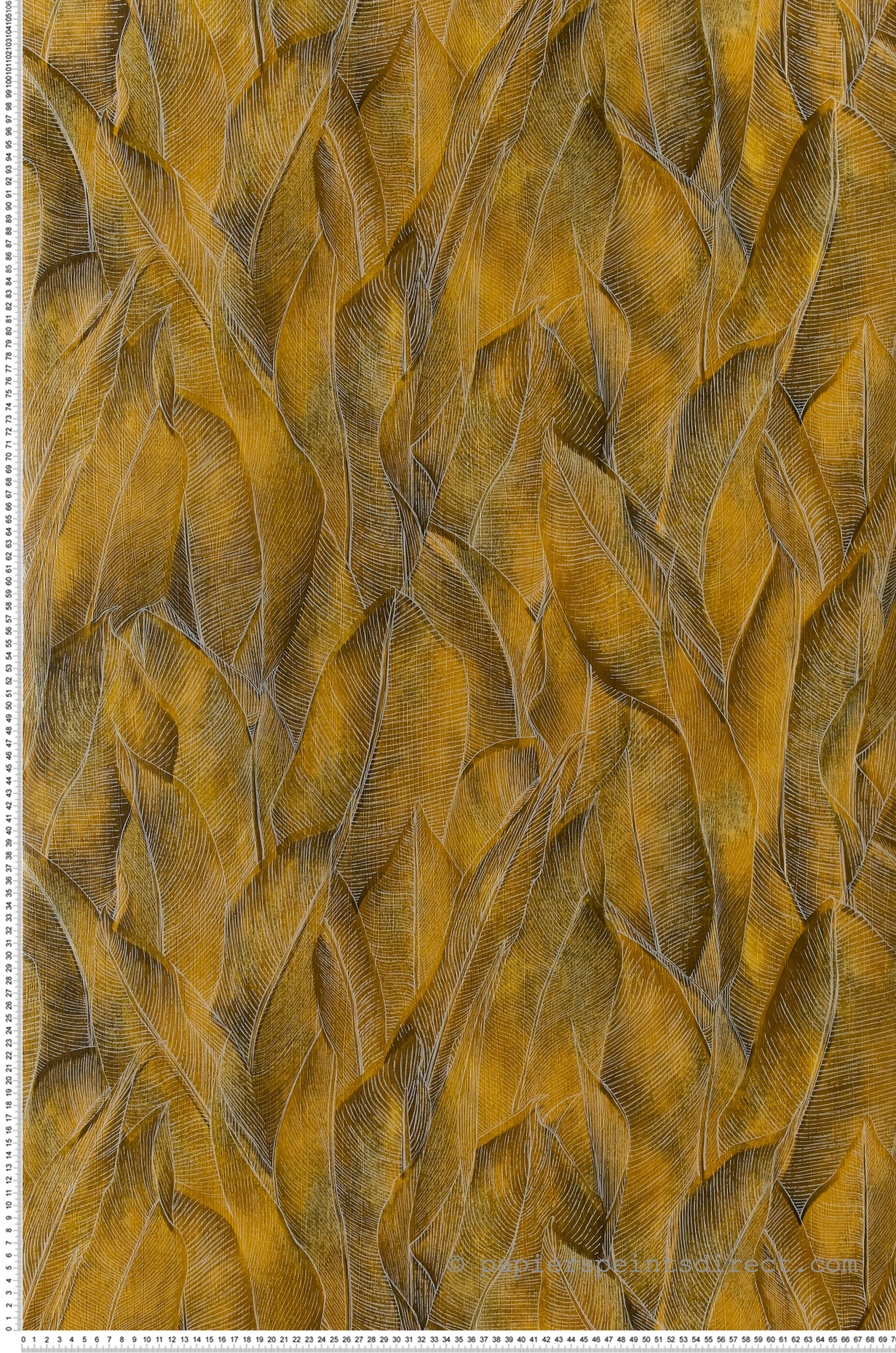 Papier peint jungle Amazone Pollen - Rio Madeira de Casamance | Réf. CAS-74280476