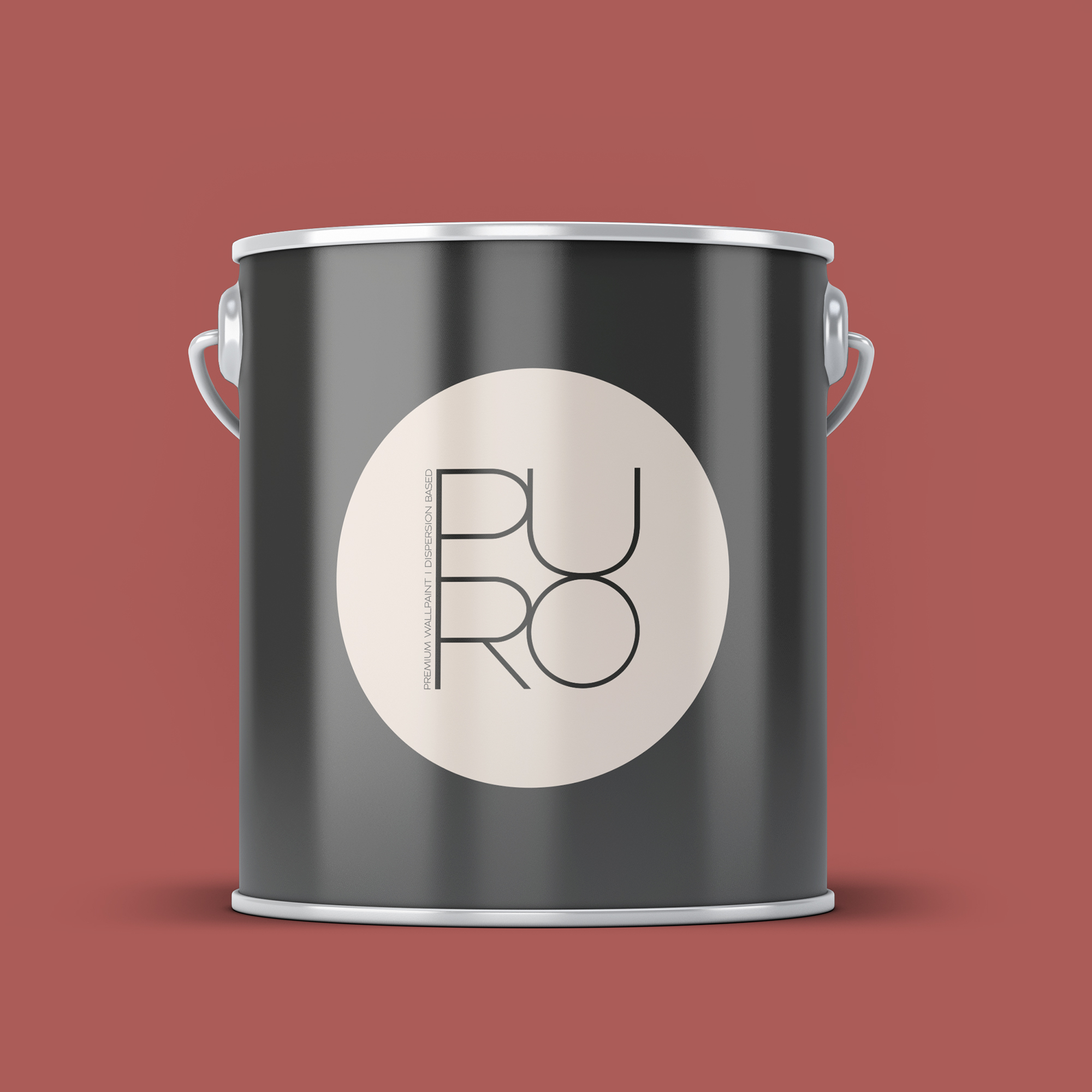 Image d'un pot de 5 litres de peinture Puro rouge varied red - c2019