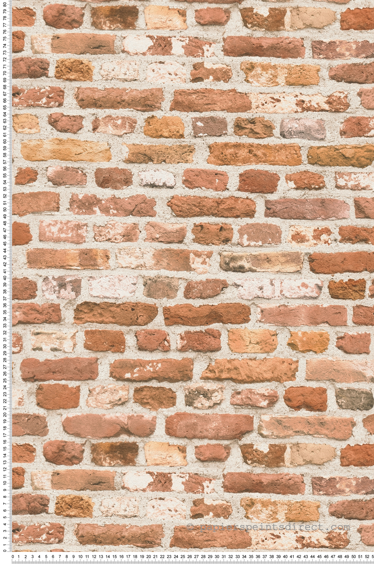 Papier peint Briquette Stone rouge - Elements 2 d'A.S. Création | Réf. AS-388291