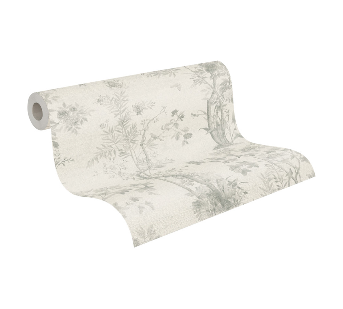 Papier peint Arbre Botanique gris clair - History of Art 2 d'AS Création | Réf. AS-790437