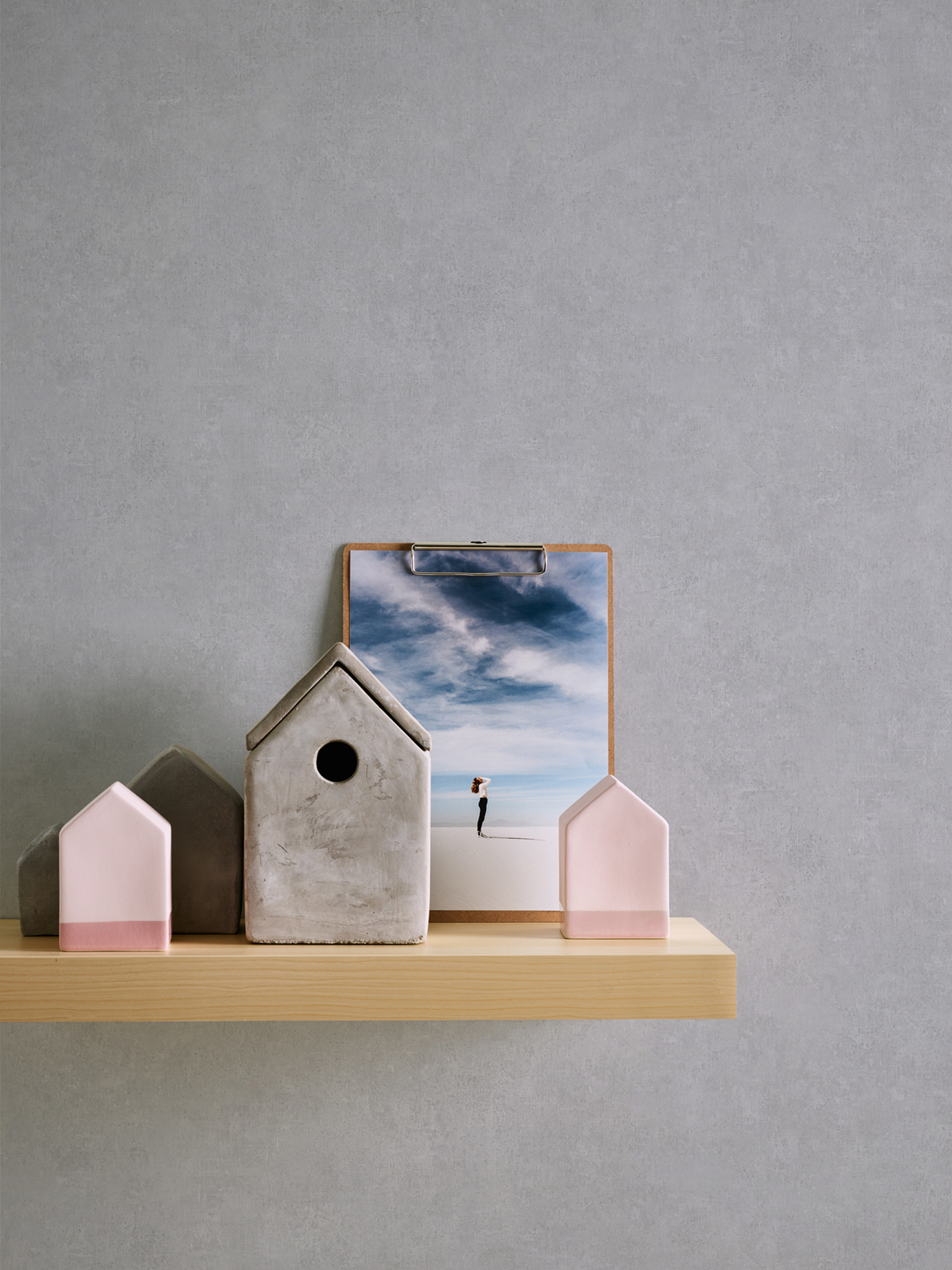 Papier peint Faux Uni gris clair - History of Art d'A.S. Creation | AMB Réf. 37656-8