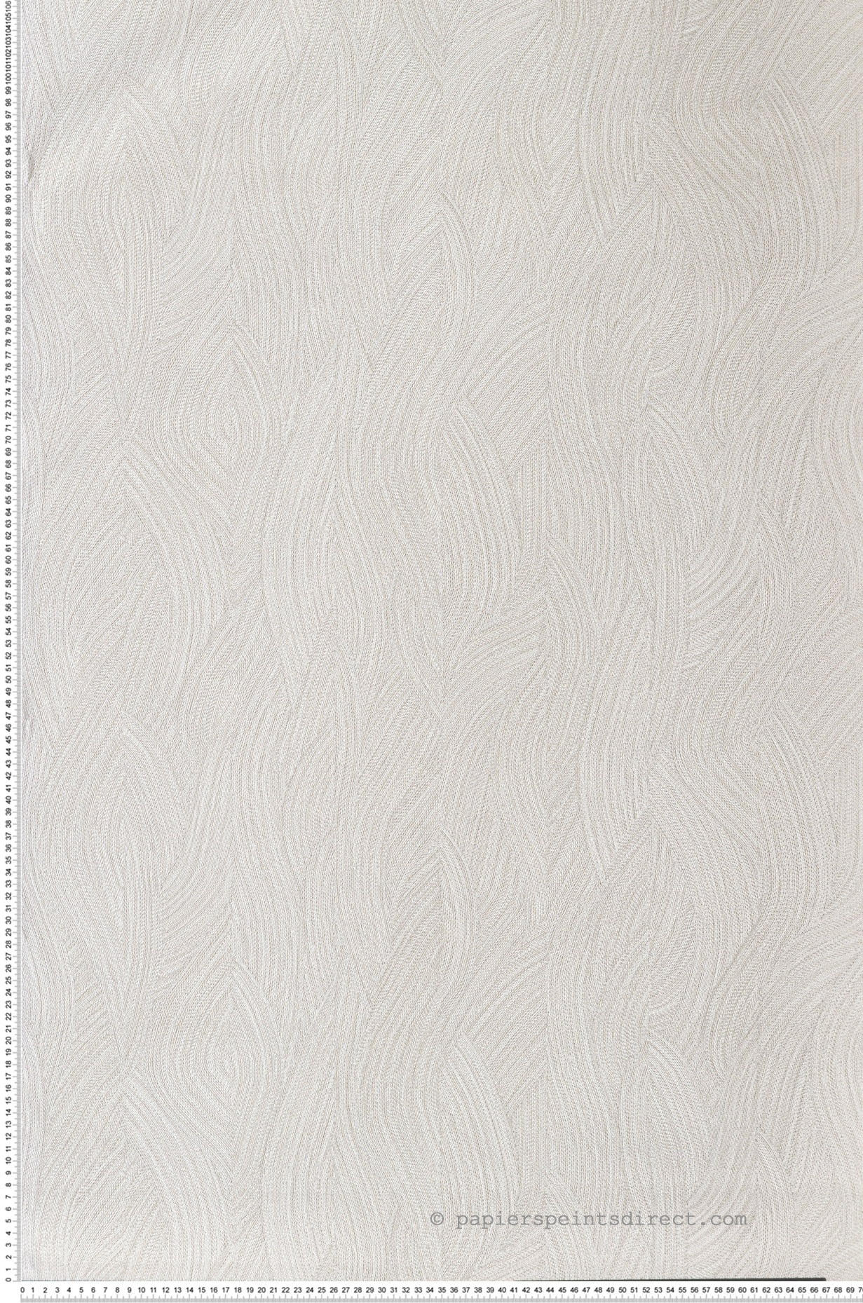 Papier peint Végétaux Vague Jassine ivoire - Terra Rossa de Casamance | Réf. CAS-76220916