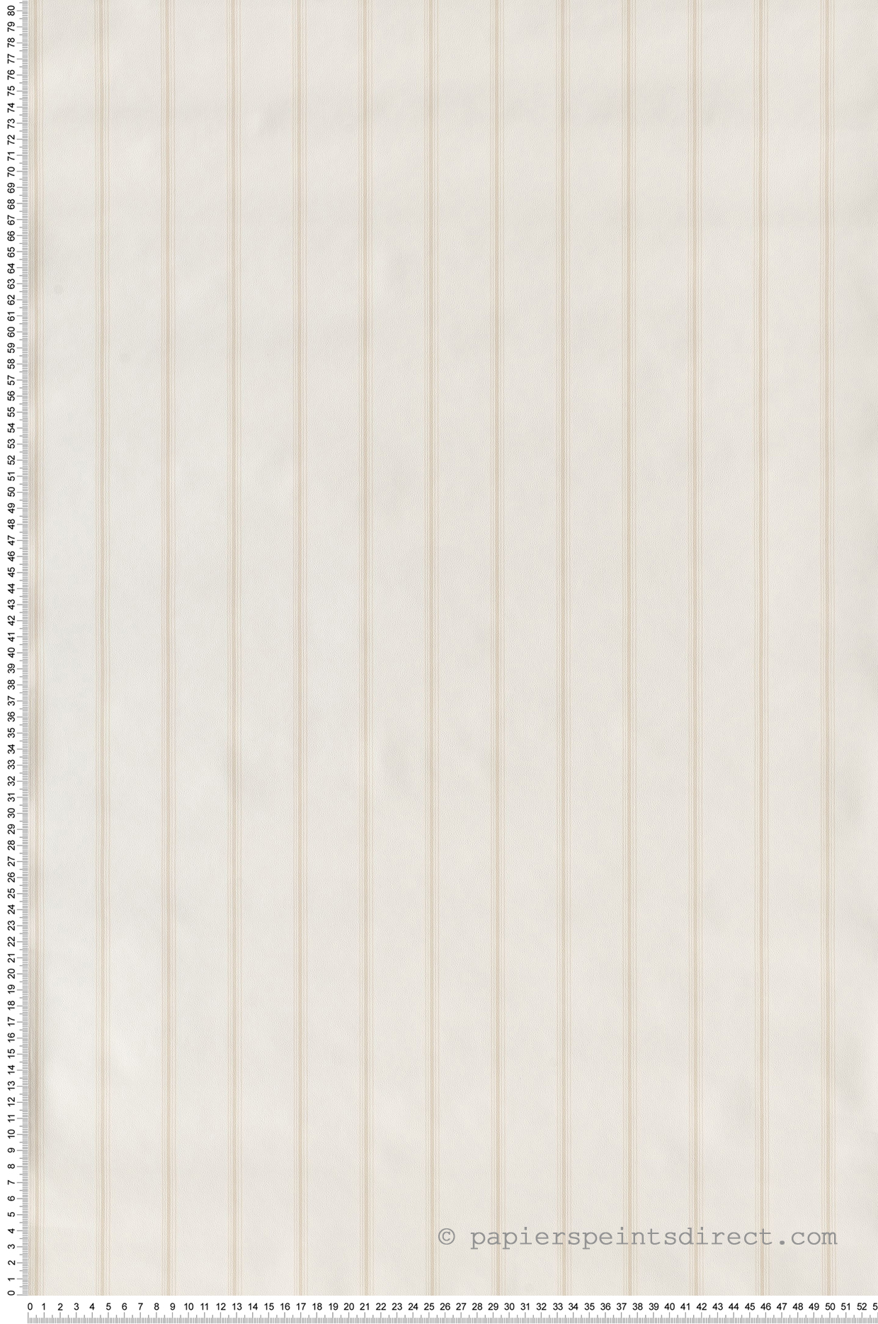 Papier Peint Rayures transat beiges - Jeux de rayures 2 de Lutèce  | Réf. LTC-G67561