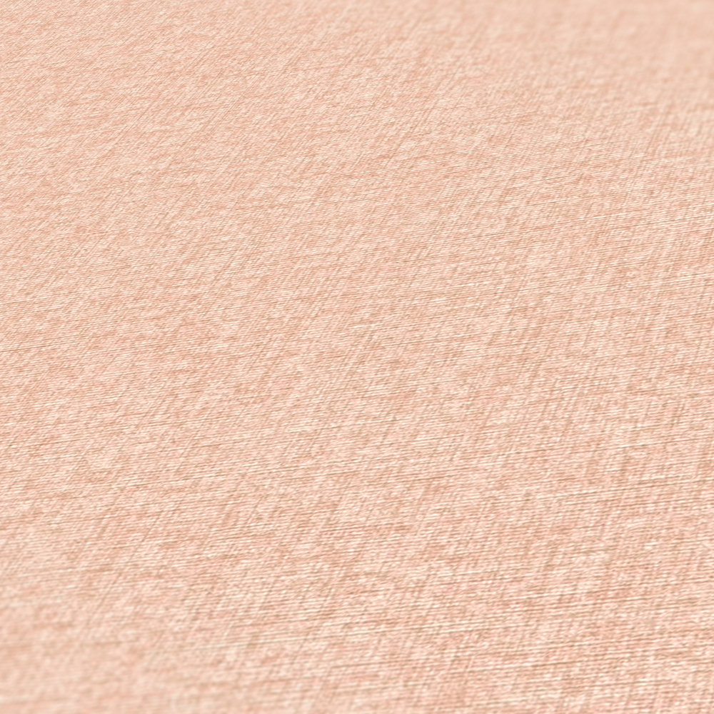 Papier peint Faux Uni Tissu Chiné rose nude - Famous Garden d'A.S. Création AMB4 | Réf. AS-393533