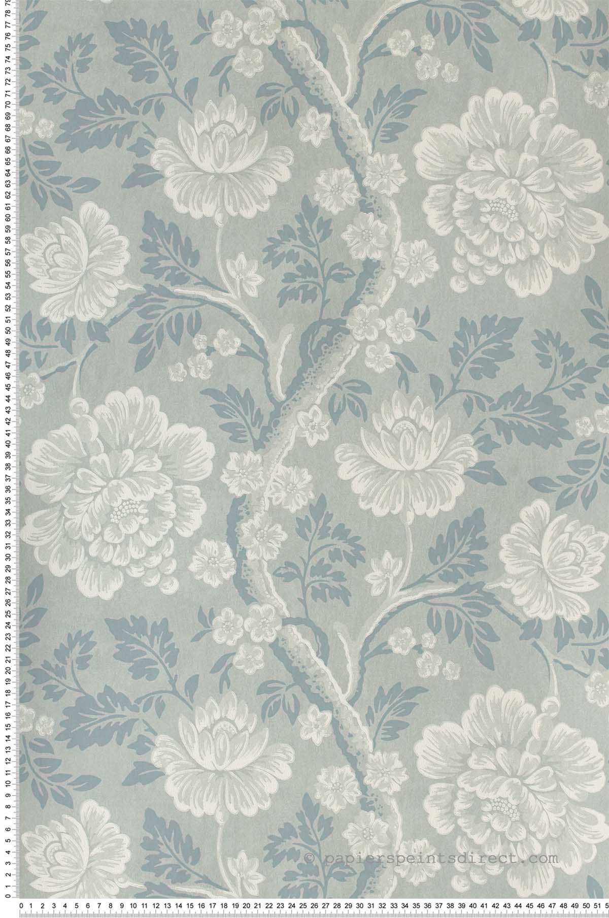 Gustav cloud - Papier peint Archive Trails de Little Greene