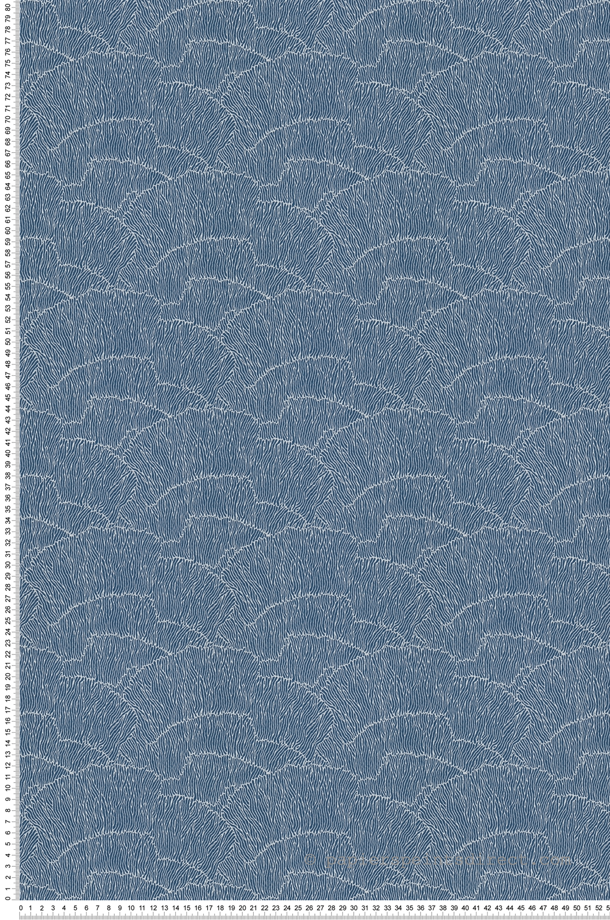 Papier peint Feuilles Abstraites Métallisées bleu argenté - Arcade d'Architects Paper | Réf. 39174-6