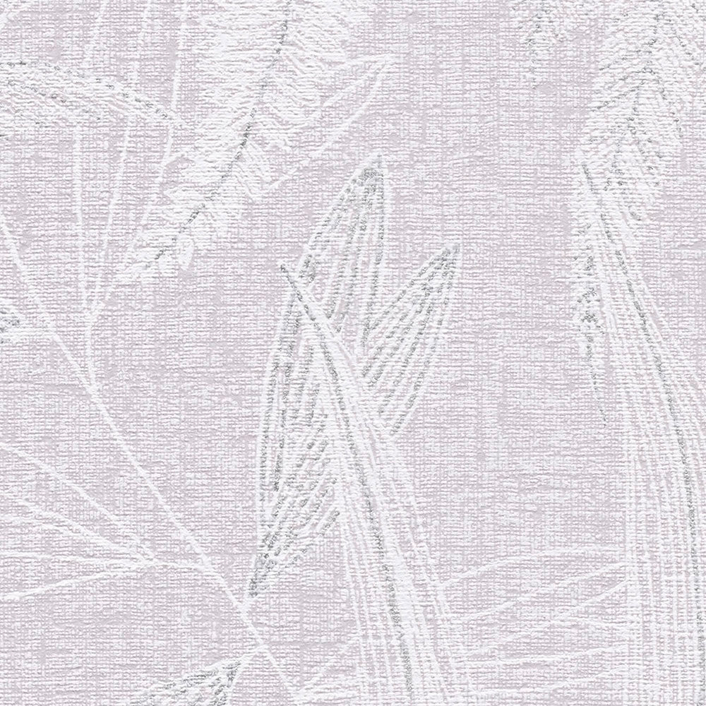 Papier peint Feuilles Nature Discrète glycine - Stories of Life d'A.S. Création AMB3 | Réf. AS-396544