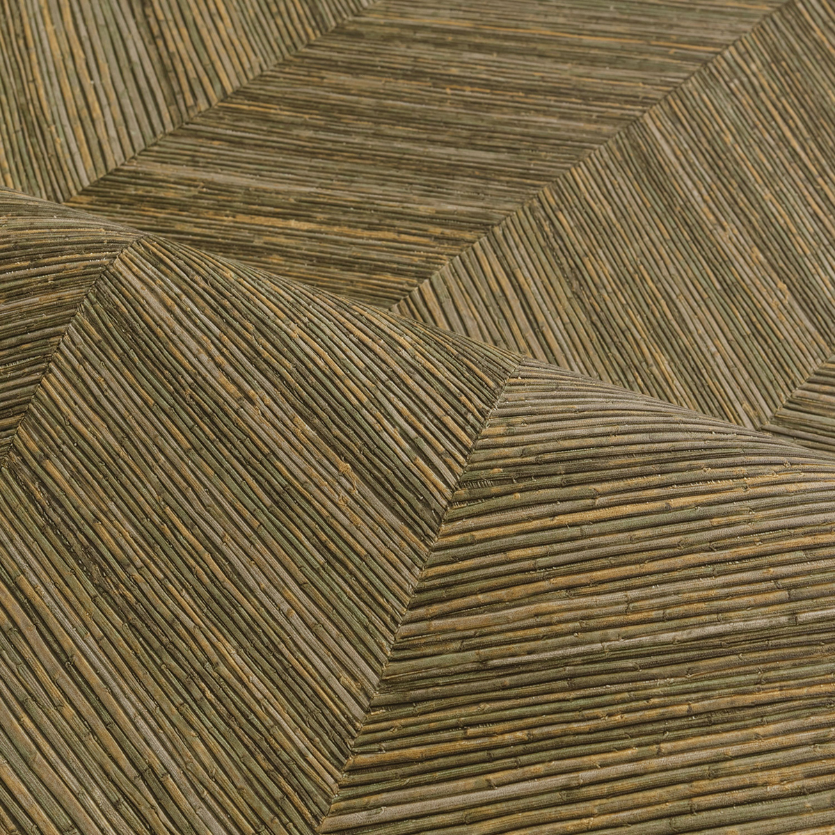 Papier peint Chevron Bois Ocotea kaki - Végétal de Casamance | Réf. CAS-75371630